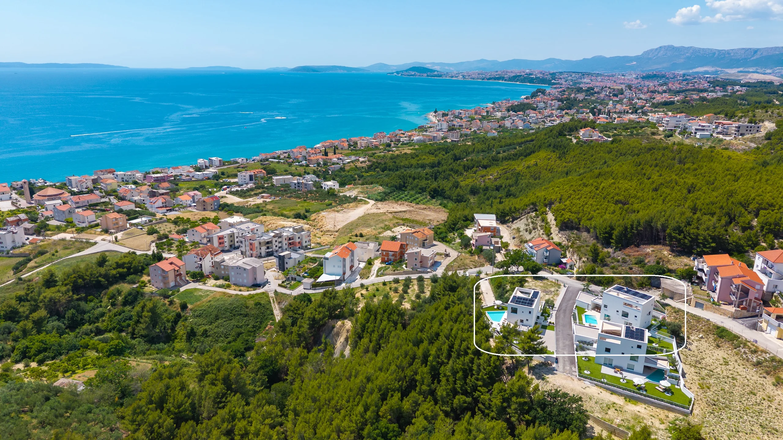Podstrana and the Adriatic coast